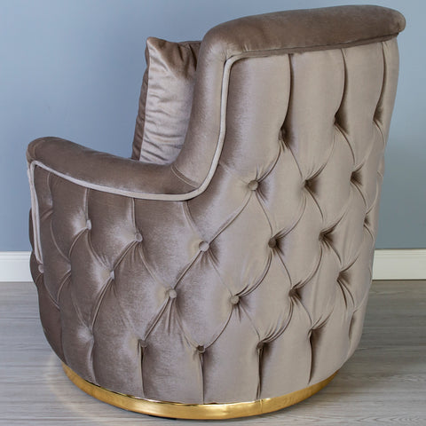 SET 3/1/1 CANAPEA EXTENSIBILA CU 2 FOTOLII PARIS, Catifea CAPUCINO