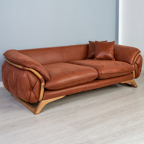 CANAPEA LUXURY ELITE 3 LOCURI, TAPITERIE MARO