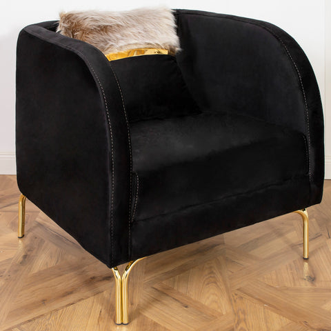 FOTOLIU TAPITAT NOVO , NEGRU CU AURIU