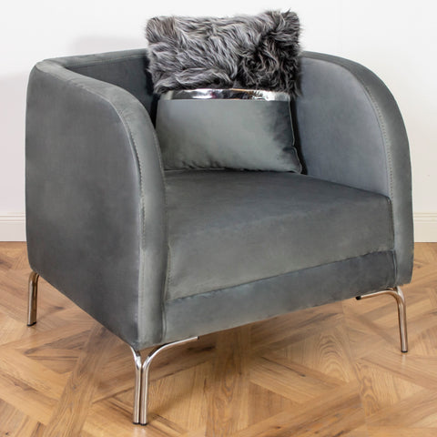 FOTOLIU TAPITAT NOVO , GRI CU ARGINTIU