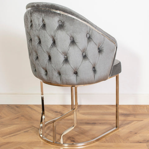 Scaun OSCAR, tapiterie gri