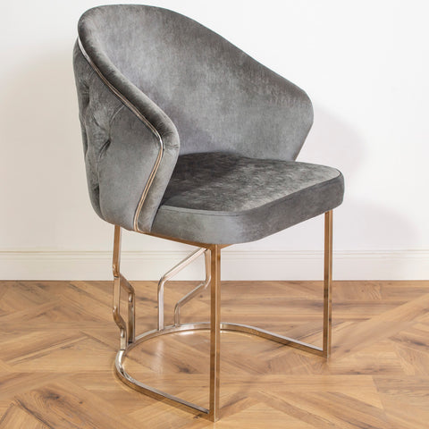 Scaun OSCAR, tapiterie gri