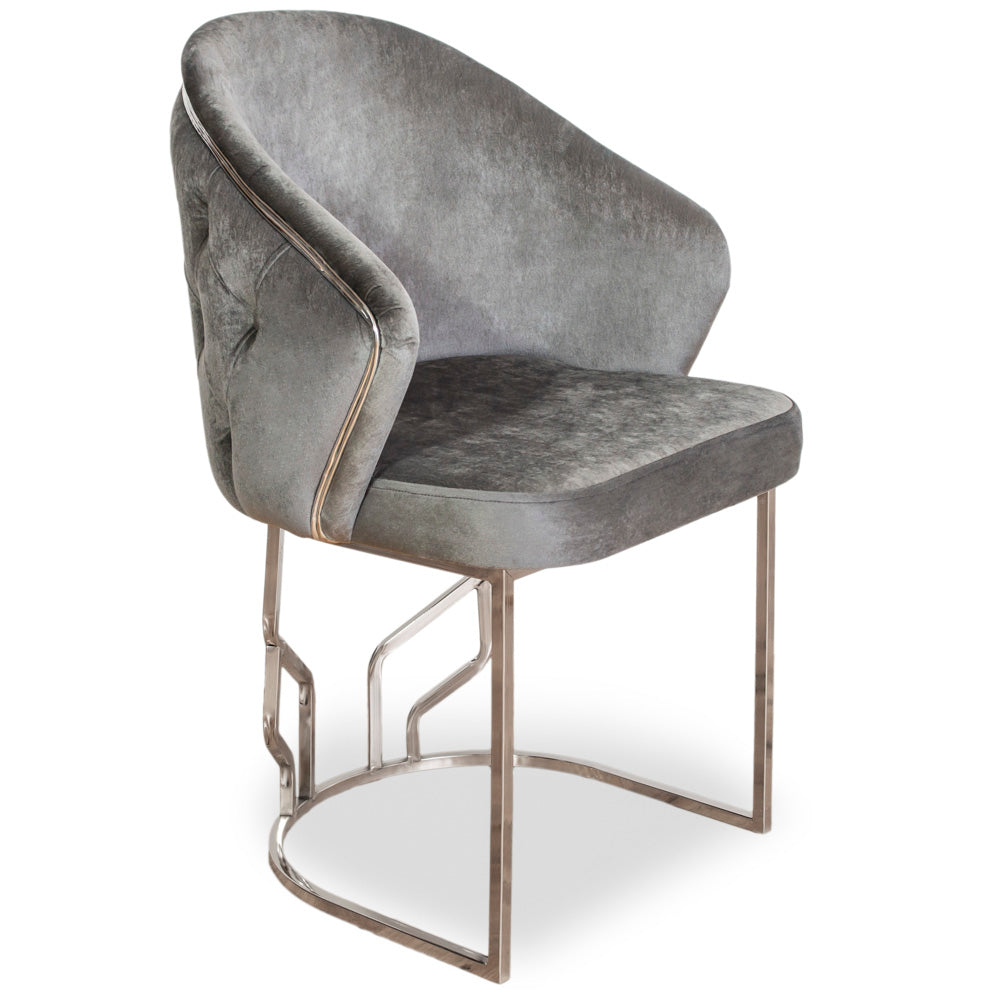 Scaun OSCAR, tapiterie gri