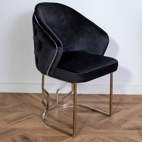 Scaun OSCAR, tapiterie neagra