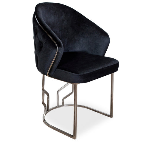 Scaun OSCAR, tapiterie neagra