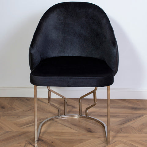 Scaun OSCAR, tapiterie neagra