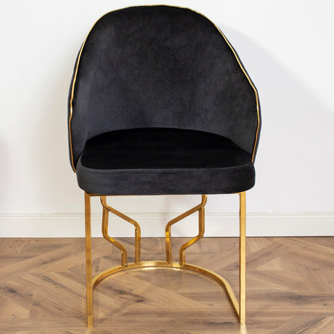 Scaun OSCAR II, tapiterie neagra