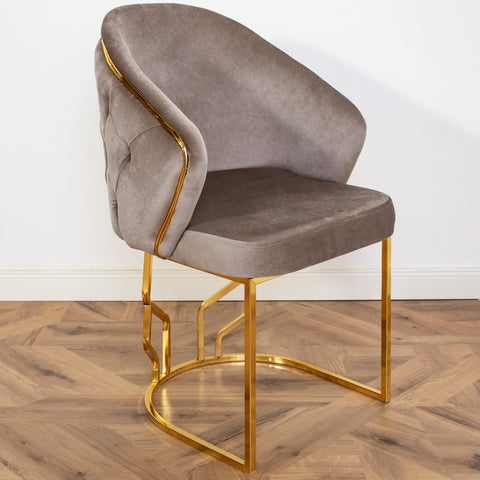 Scaun OSCAR, tapiterie capucino