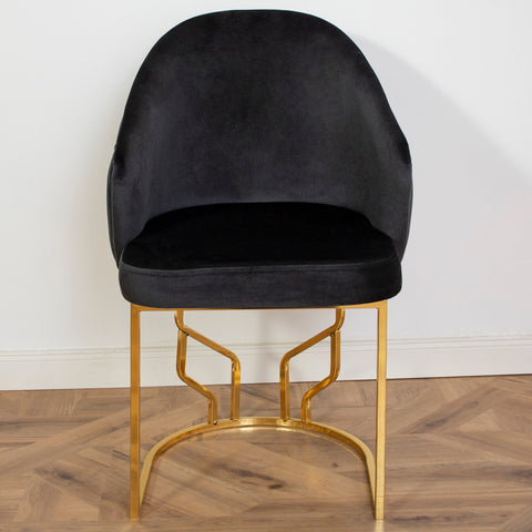 Scaun OSCAR, tapiterie neagra