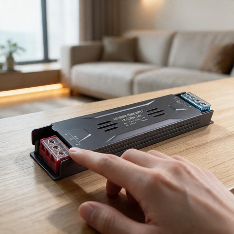ADAPTOR BANDĂ LED – ALIMENTARE ȘI CONECTARE