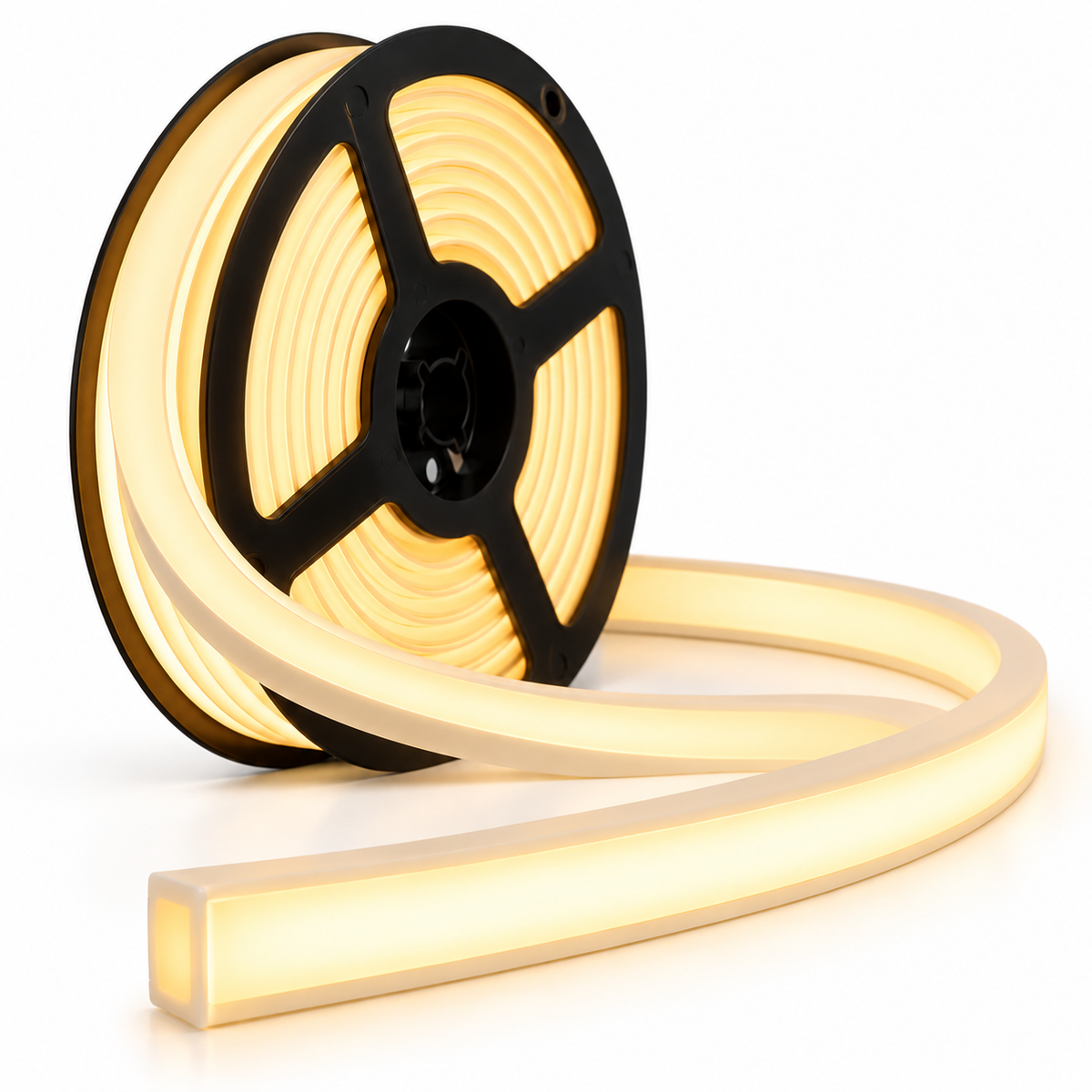BANDĂ LED FLEXIBILĂ 12×10 MM – ALB CALD