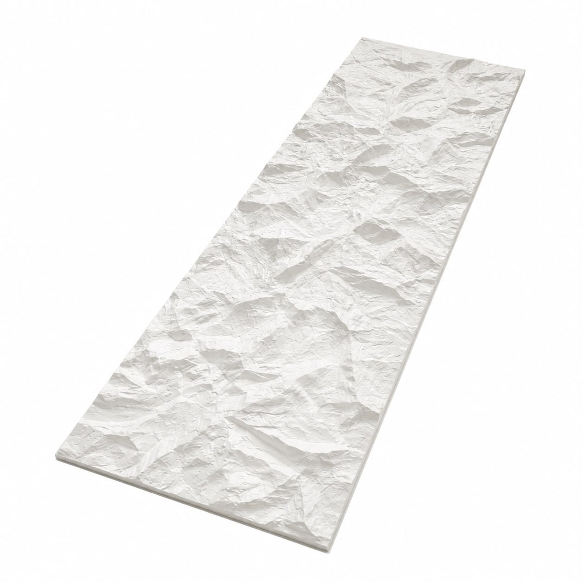 Panou decorativ 3D Stone-Rock Alb 2800x600x50mm