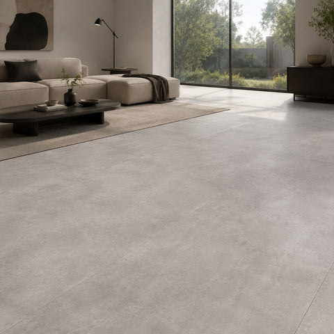 Panou SPC aspect ciment/beton GREJ MAT 2800x1220x3mm