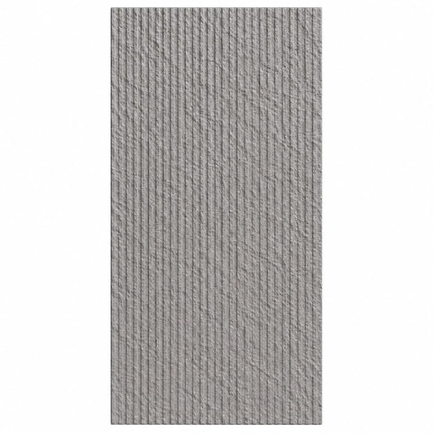 PIATRĂ FLEXIBILĂ RIFLATĂ – 600×1200mm, GRI