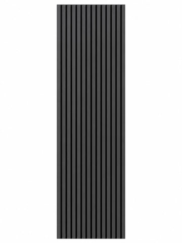RIFLAJ TIP PANOU ACUSTIC NEGRU DIN MDF