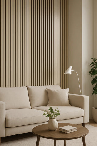 RIFLAJ TIP PANOU ACUSTIC FISTIC DIN MDF