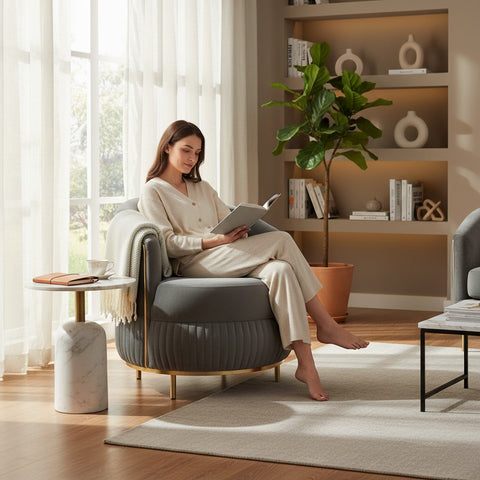 FOTOLIU TAPITAT PALACE , GRI INCHIS CU AURIU