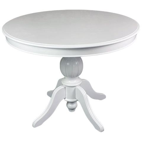 Masa dining rotunda alba 100cm