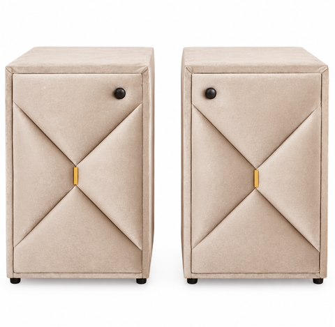 Set 2 noptiere tapitate K08, BEJ