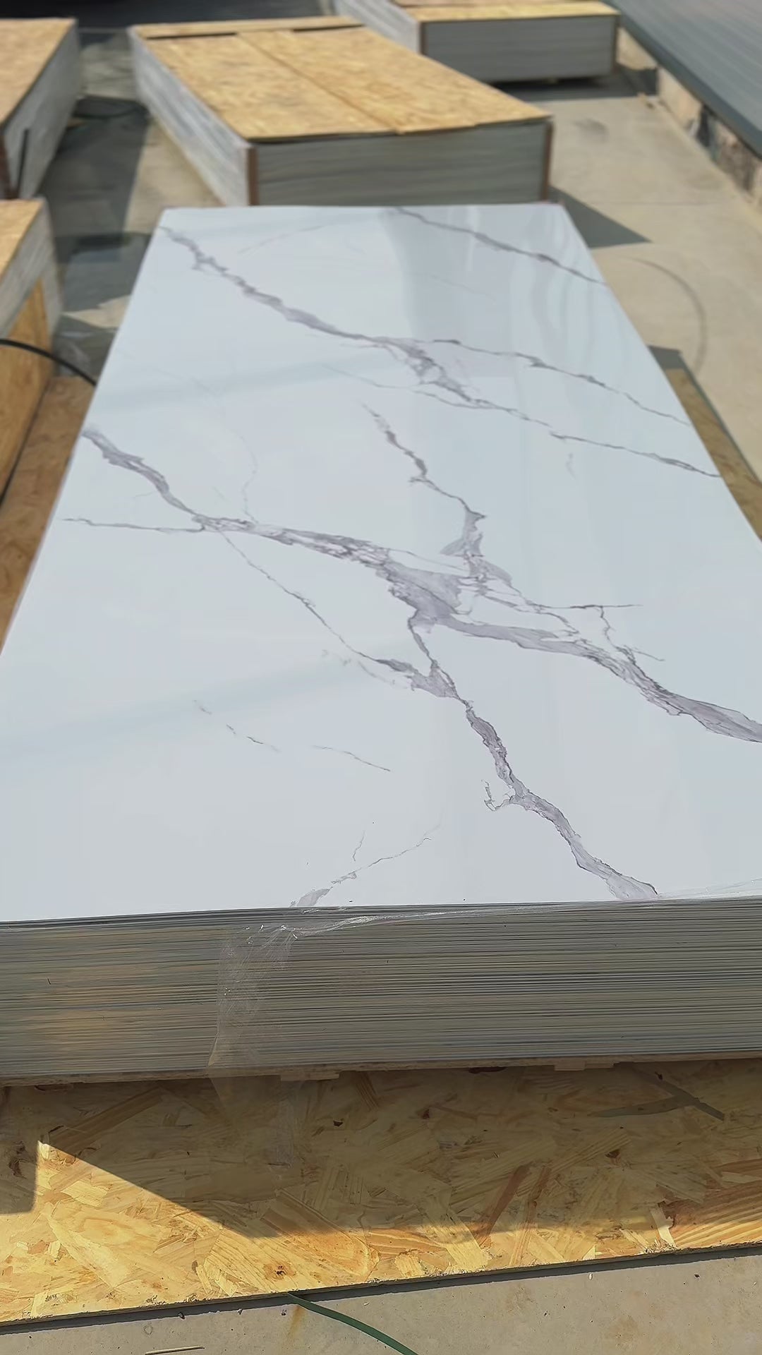 Panou PVC marble style ALB & GRI 2800x1220x3mm