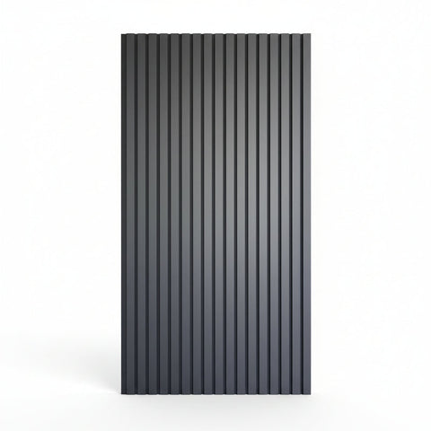 RIFLAJ TIP PANOU ACUSTIC NEGRU DIN MDF