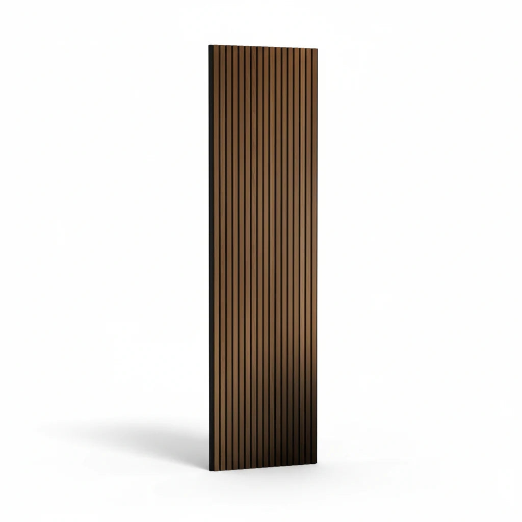 RIFLAJ TIP PANOU ACUSTIC NUC DIN MDF