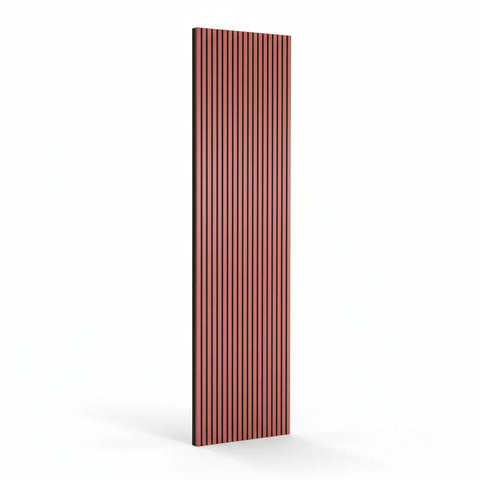 RIFLAJ TIP PANOU ACUSTIC ROZ DIN MDF