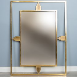 Oglinda ATENA dreptunghiulara , structura metalica 120 x 90 cm