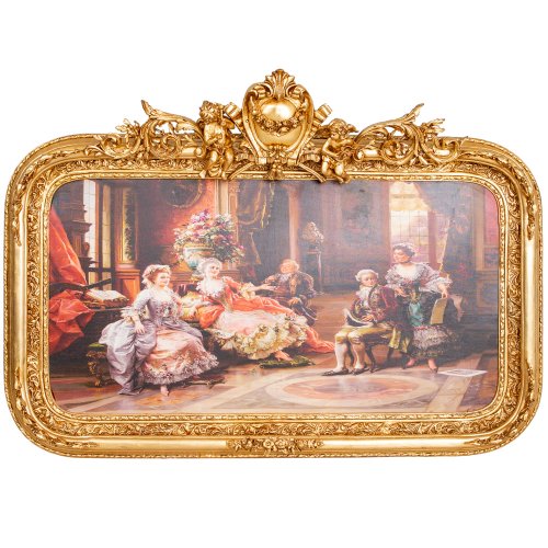 Tablou auriu, clasic baroc - 130x105cm