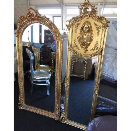 Oglinda clasica baroc aurie 180cm x 50cm
