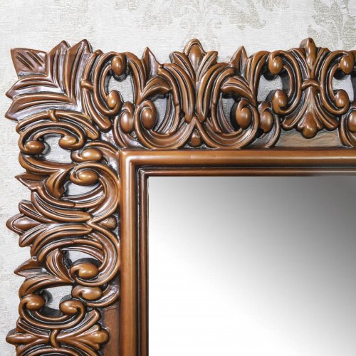 Oglinda baroc maro 180cm x 100cm lemn masiv